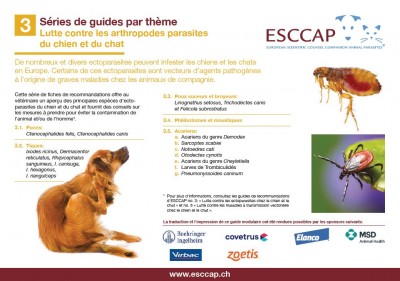 MG3: Lutte contre les arthropodes parasites du chien et du chat