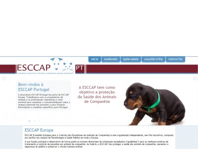 New website for ESCCAP Portugal