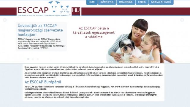 New website for ESCCAP Hungary