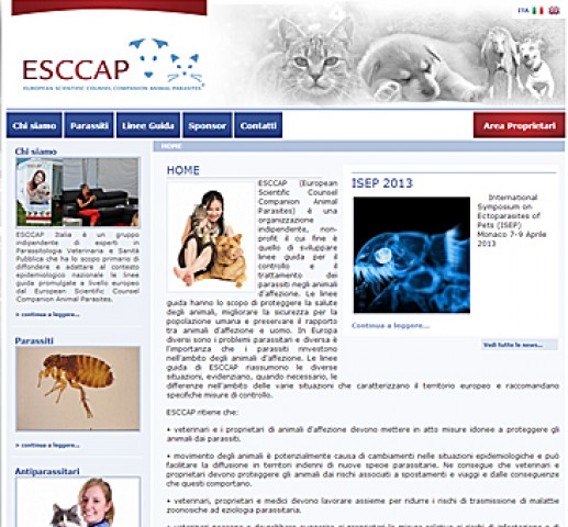 ESCCAP Italy new website