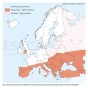 Approximate summary of distribution of Echinococcus granulosus and related species in Europe (© ESCCAP)