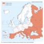 Approximate distribution of Dirofilaria immitis and Dirofilaria repens in Europe (© ESCCAP)